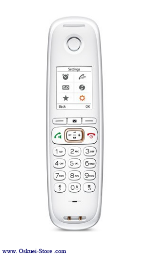 Gigaset CL750 Cordless Telephone White  Front