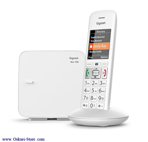 Gigaset E370 Cordless Telephone White Right