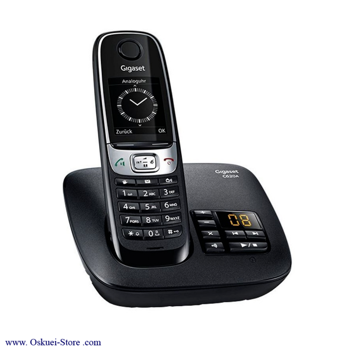 Gigaset C620AM Cordless Telephone Black Left