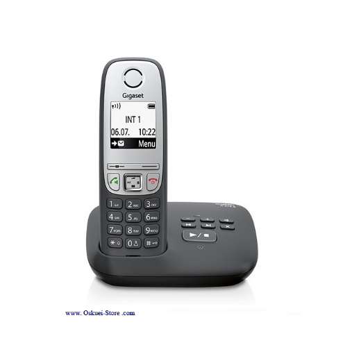 Gigaset A415A Cordless Telephone Black Front