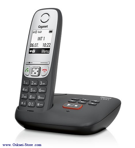 Gigaset A415A Cordless Telephone Black Right