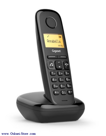 Gigaset A270 Cordless Telephone Black Left