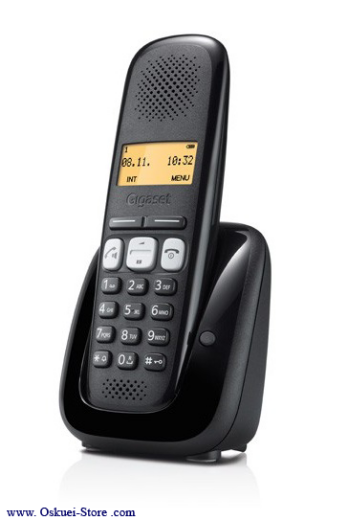 Gigaset A250 Cordless Telephone Black Right