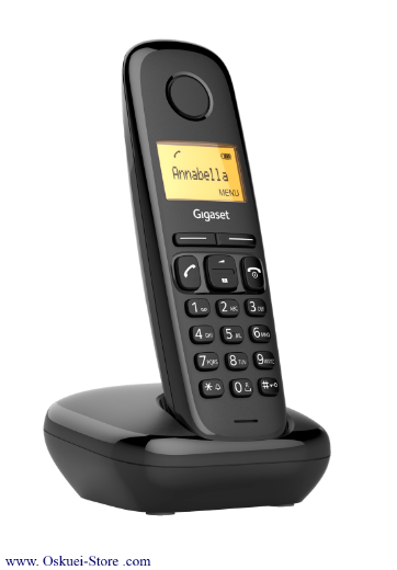 Gigaset A170 Cordless Telephone Black Left