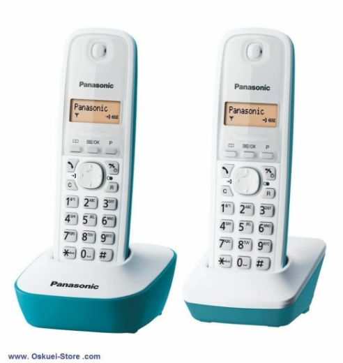 Panasonic KX-TG1612 Dual Cordless Telephones White