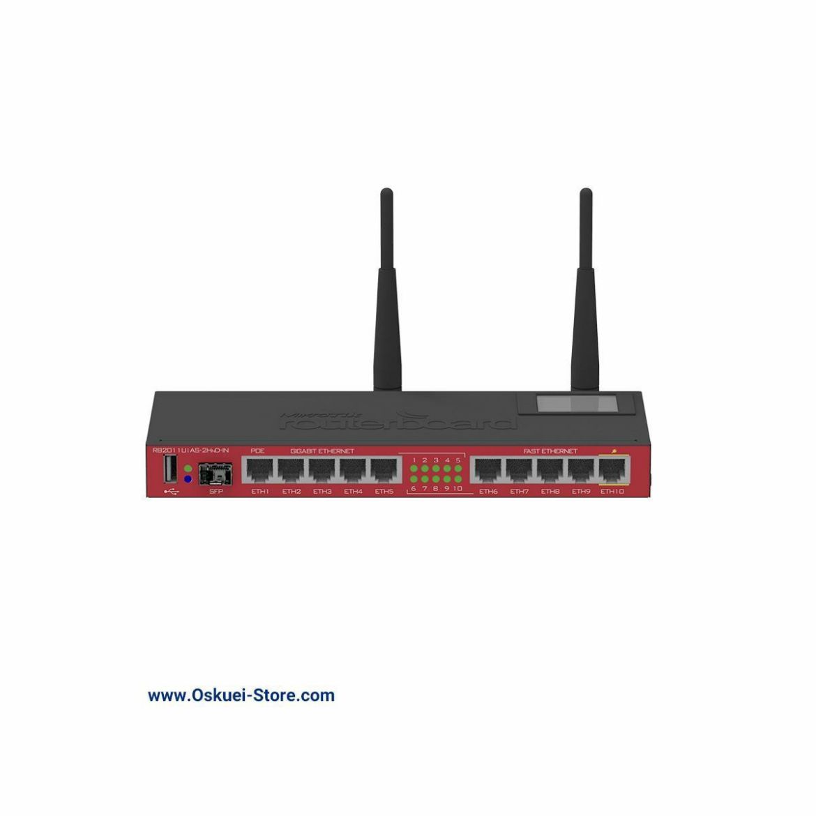 MikroTik RB2011UiAS-2HnD-IN Wireless Router Front