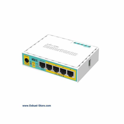 MikroTik RB750UPr2 Power Over Ethernet Router Right