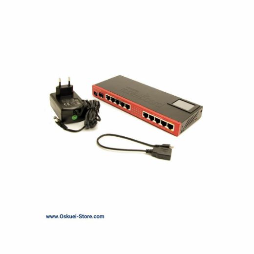 MikroTik RB2011iL-IN Router Right With Adaptor