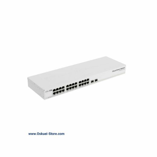 MikroTik CSS326-24G-2S+RM Switch Left