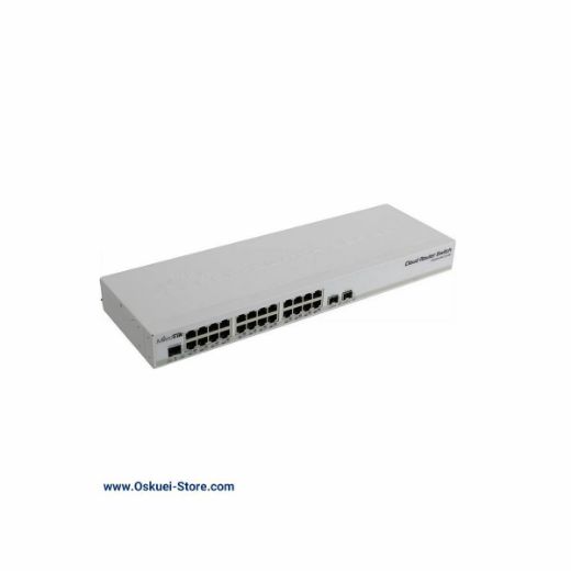 MikroTIk CRS326-24G-2S+RM Router Switch Left