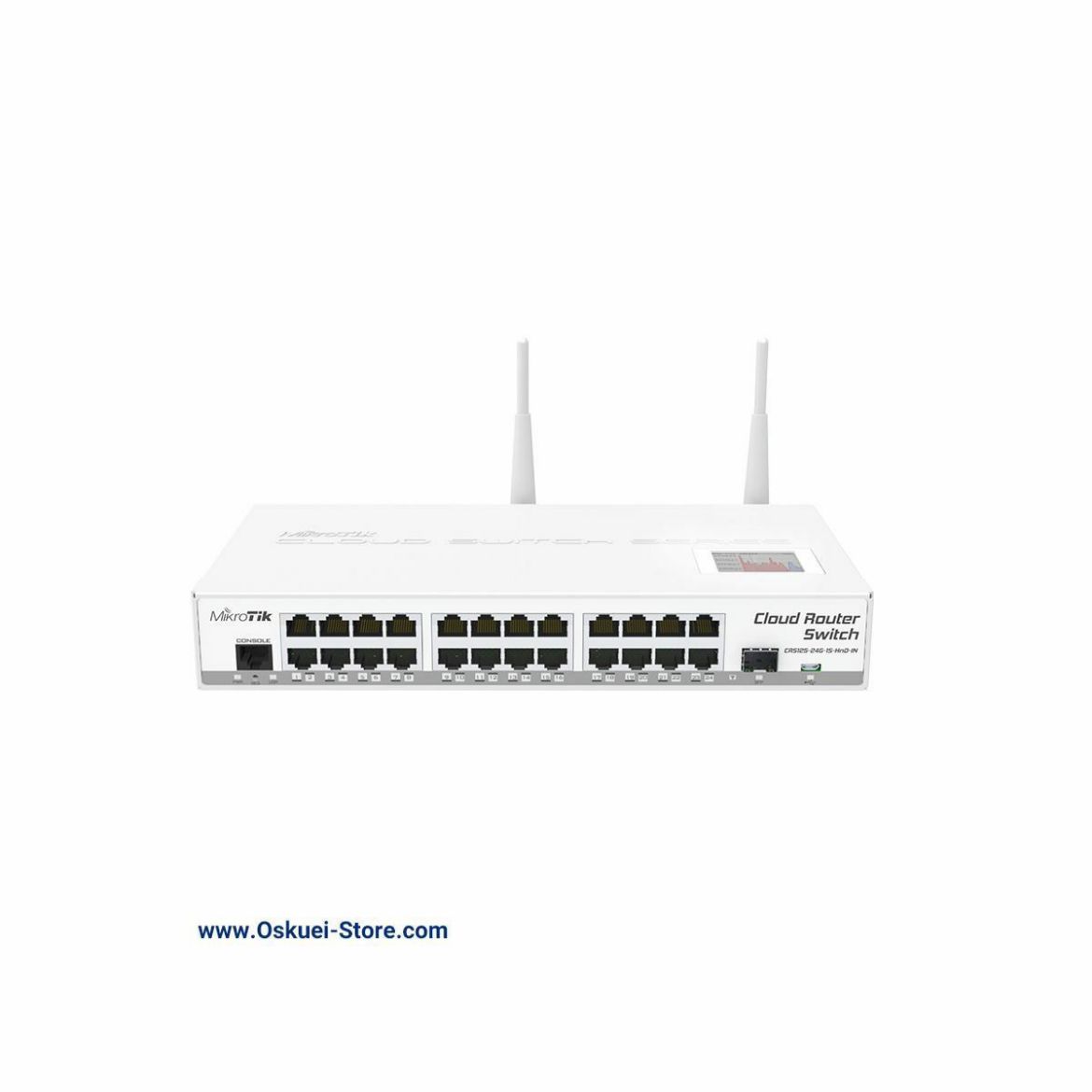 MikroTik CRS125-24G-1S-2HnD-IN Router Switch Front