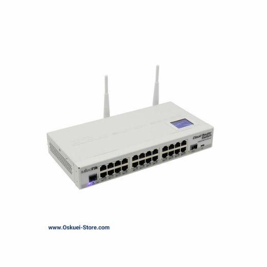 MikroTik CRS125-24G-1S-2HnD-IN Router Switch Left