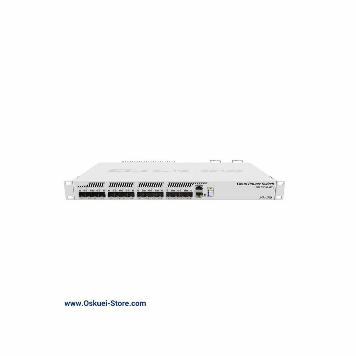 MikroTik CRS317-1G-16S+RM Router Switch Front