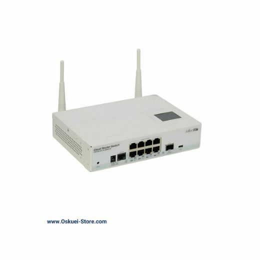 MikroTik CRS109-8G-1S-2HnD-IN Switch Left