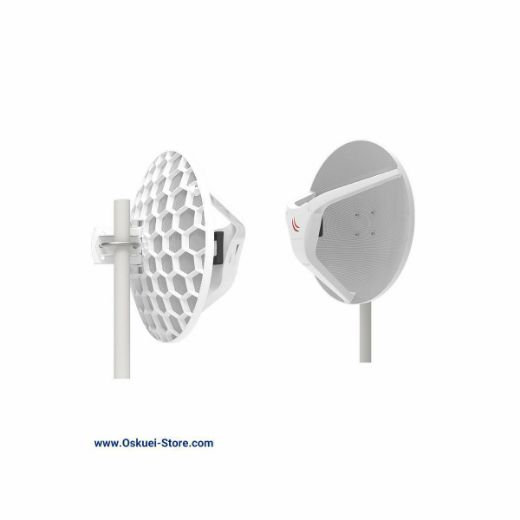 MikroTik RBLHG-60ad Outdoor Wireless Router Mounted Side