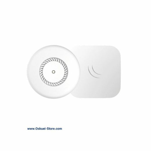 MIkroTik RBcAPGi-5acD2nD In Ceiling Network Access Point Circle and Rectangle Front