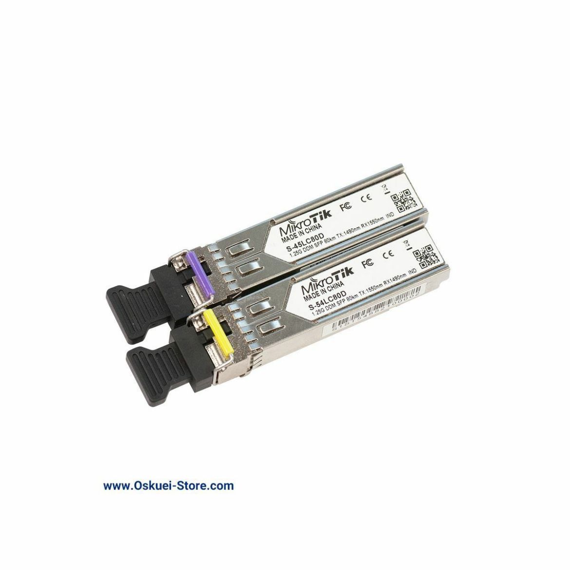 MikroTik S-4554LC80D SFP Modules Front