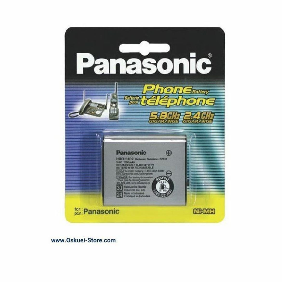 Panasonic HHR-P402 Batteries For Panasonic Cordless Telephones