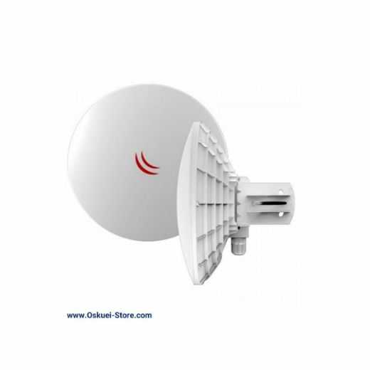 MikroTik RBDynaDishG-6HnD Outdoor Wireless Router Front and Side