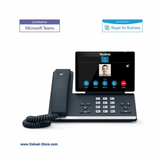 Yealink T56A VoIP SIP Telephone Black Front