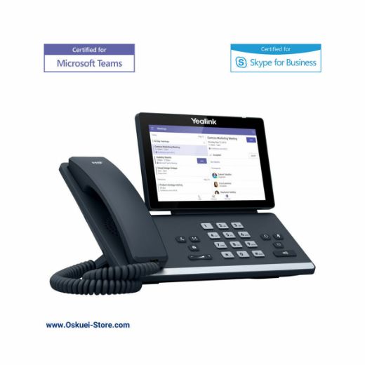 Yealink T56A VoIP SIP Telephone Black Left