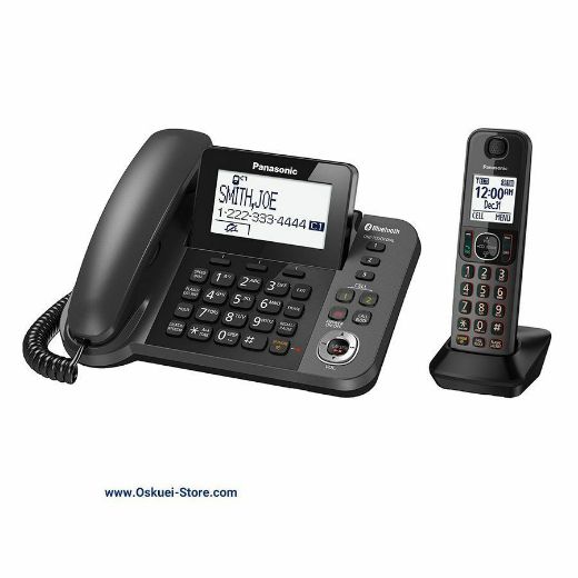 Panasonic KX-TGF380 Cordless Telephone Black Right