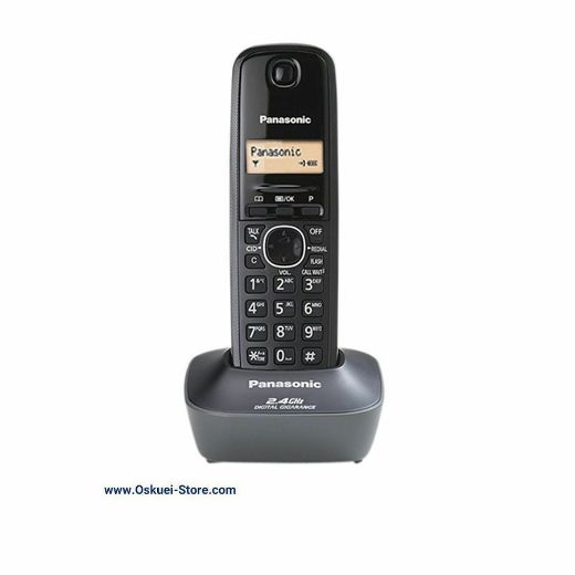 Panasonic KX-TG1611 Cordless Telephone Black With Silver Base