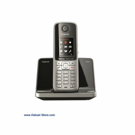 Gigaset S810 Cordless Telephone Black Front