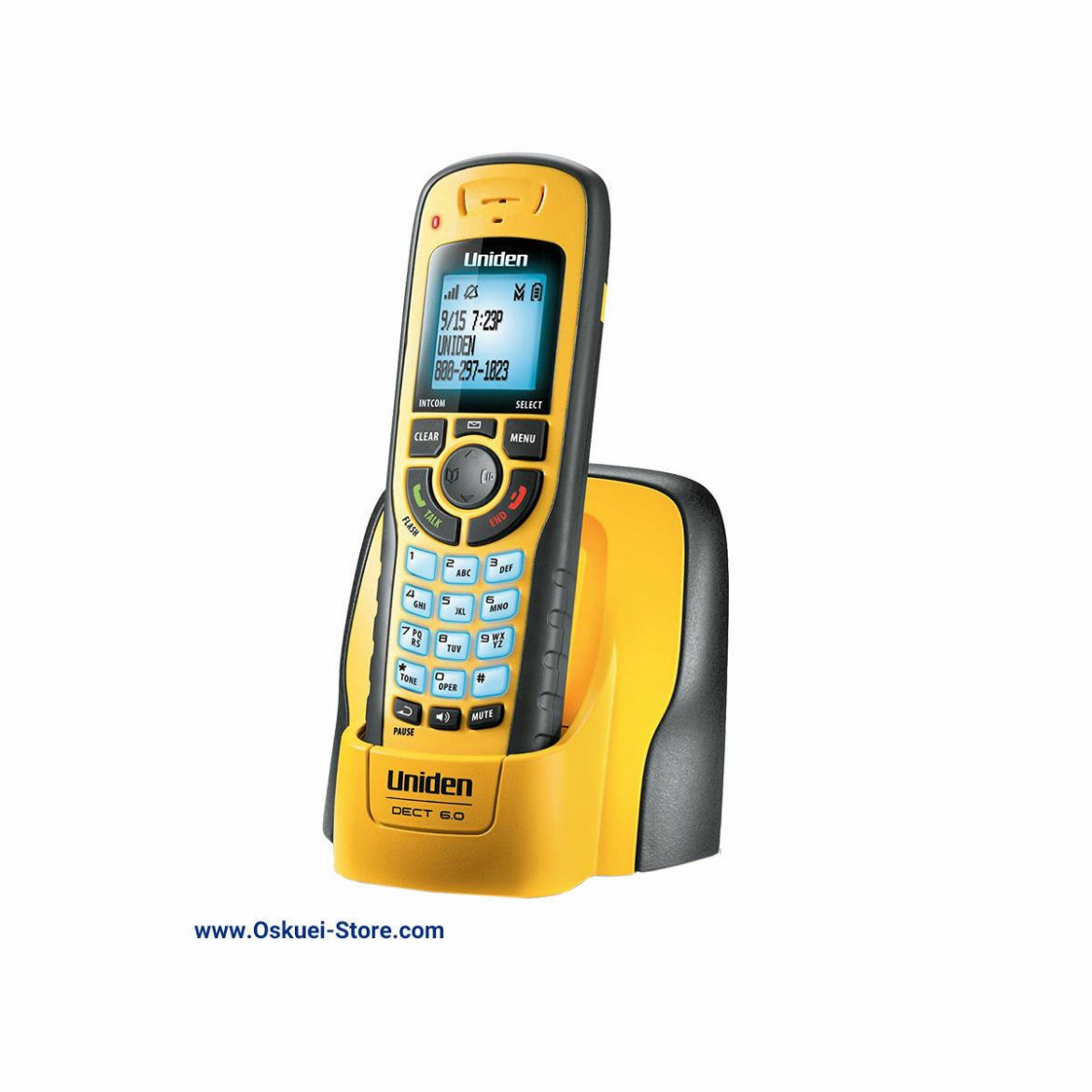 Uniden WXI3077 Cordless Telephone Yellow