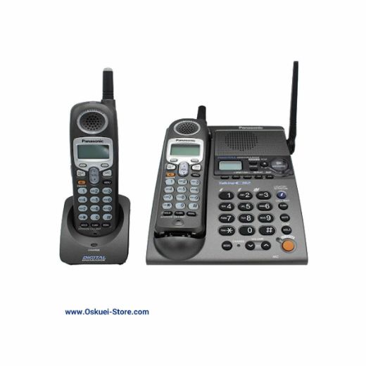 Panasonic KX-TG2361 Dual Cordless Telephones Black Front