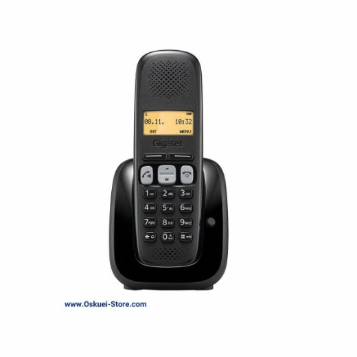 Gigaset A250 Cordless Telephone Black Front