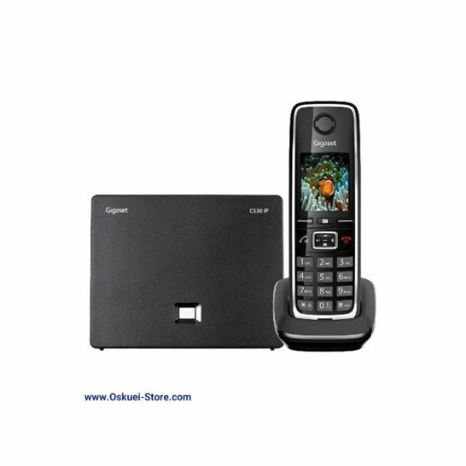 Gigaset C530IP Cordless Telephone Black Front