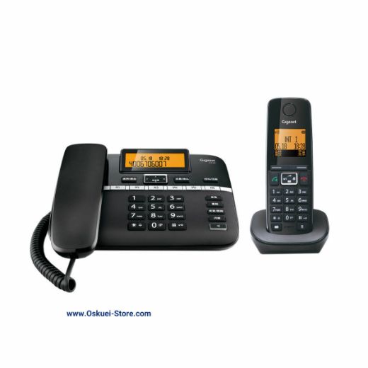 Gigaset C330 AM Cordless Telephone Black Front