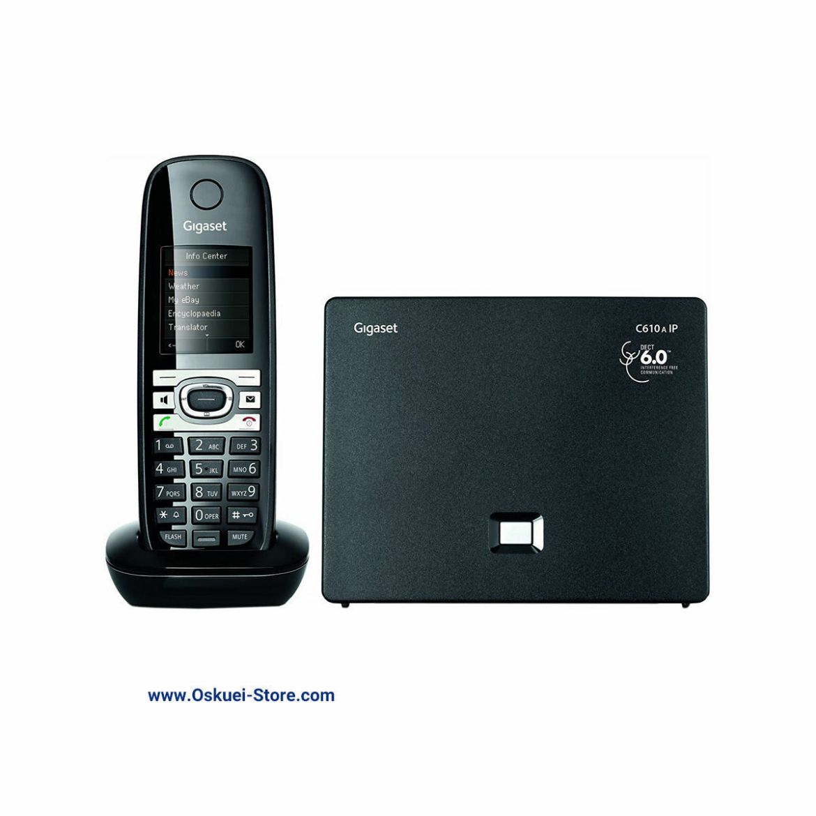 Gigaset C610A IP Cordless Telephone Black 