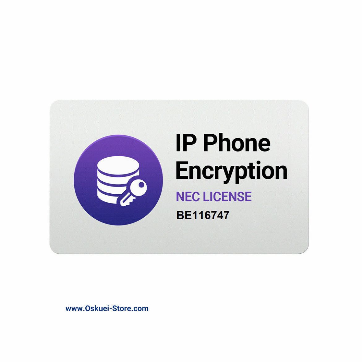 SL2100 IP Phone Encryption NEC License