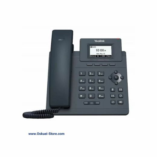 Yealink T30P VoIP SIP Telephone Black Front