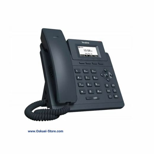 Yealink T30P VoIP SIP Telephone Black Left