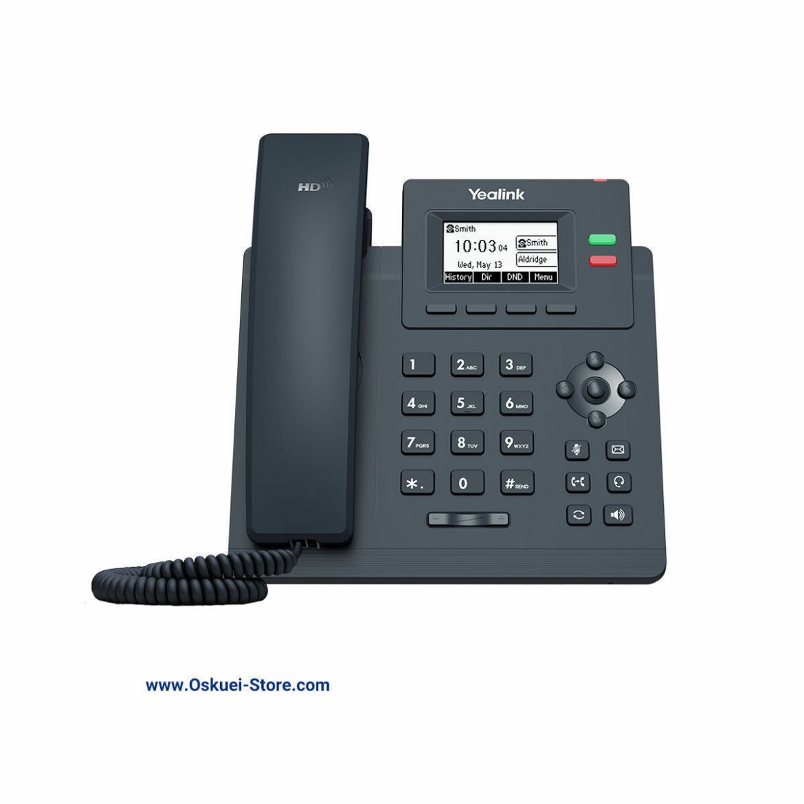 Yealink T31 VoIP SIP Telephone Black Front