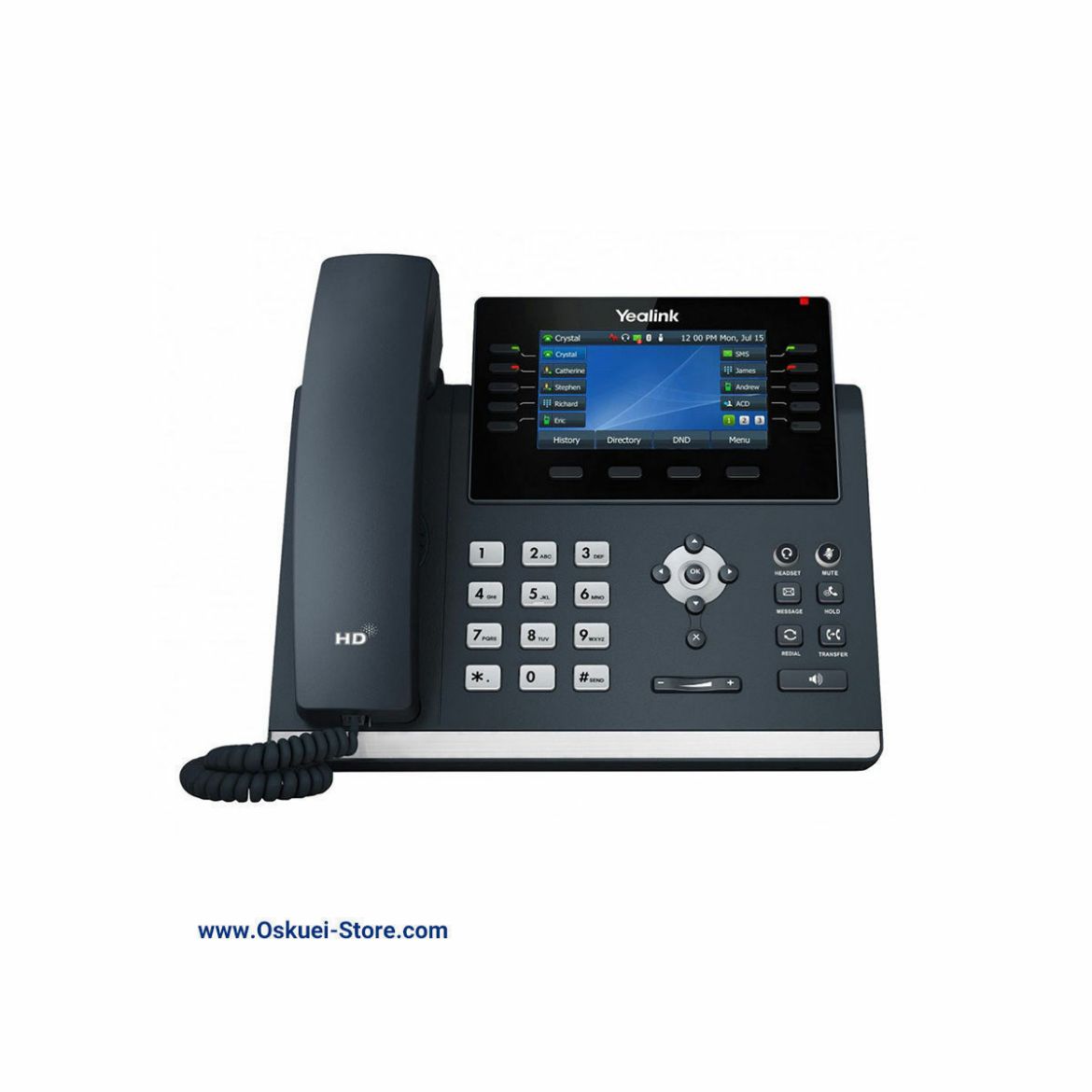Yealink T46U VoIP SIP Telephone Black Front