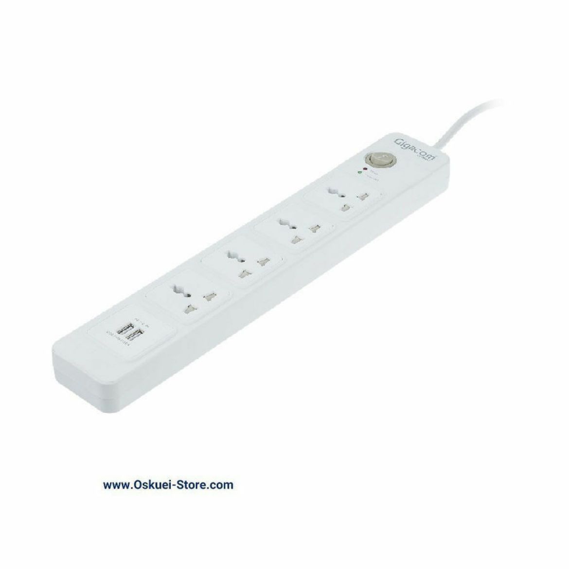 Gigacom GC432EU Power Strip White