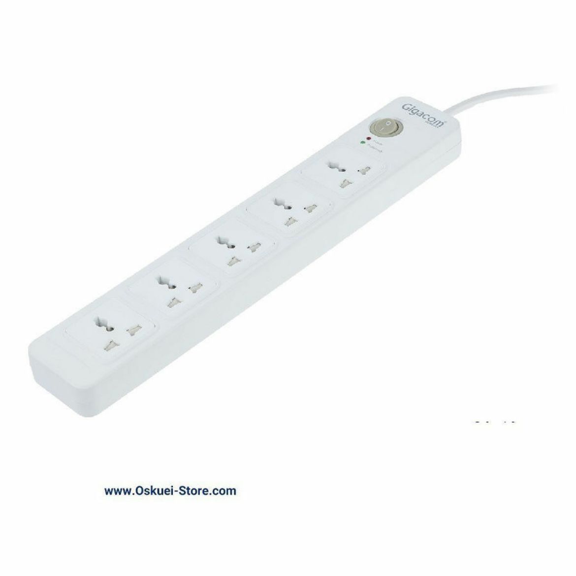 Gigacom GC530EU Power Strip White