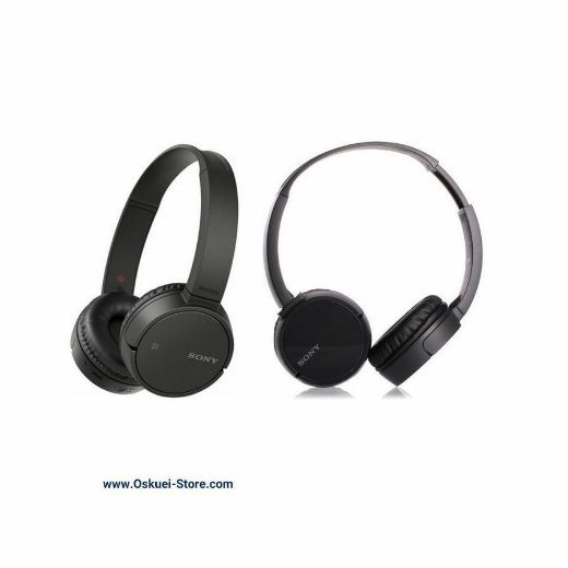 Sony MDR-ZX220BT Wireless Headphones Black Side