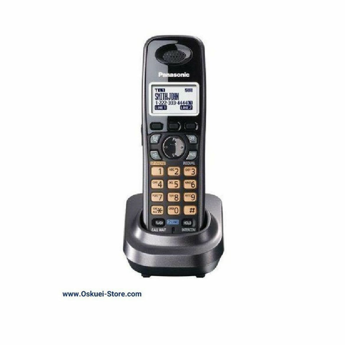 Panasonic KX-TGA939 Cordless Telephone Black Front