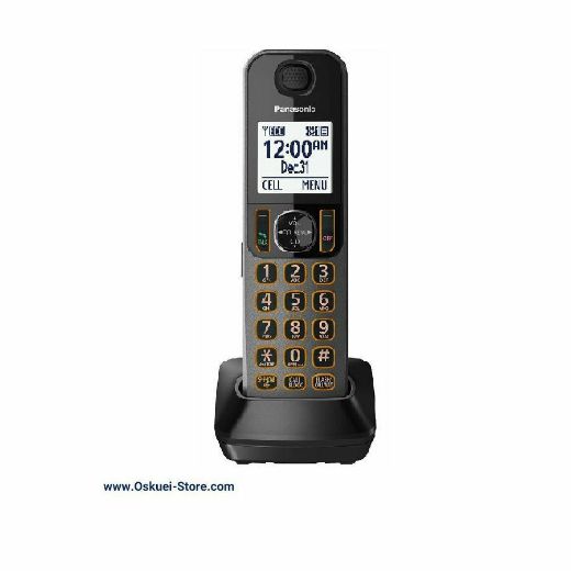 Panasonic KX-TGFA30 Cordless Telephone Black Front