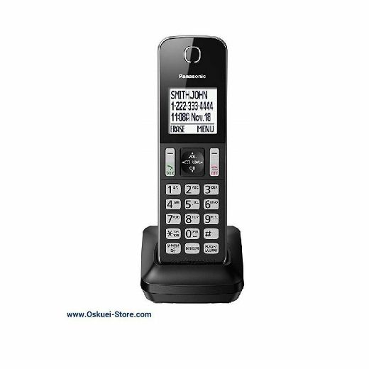 Panasonic KX-TGDA30-39 Cordless Telephone Black Front