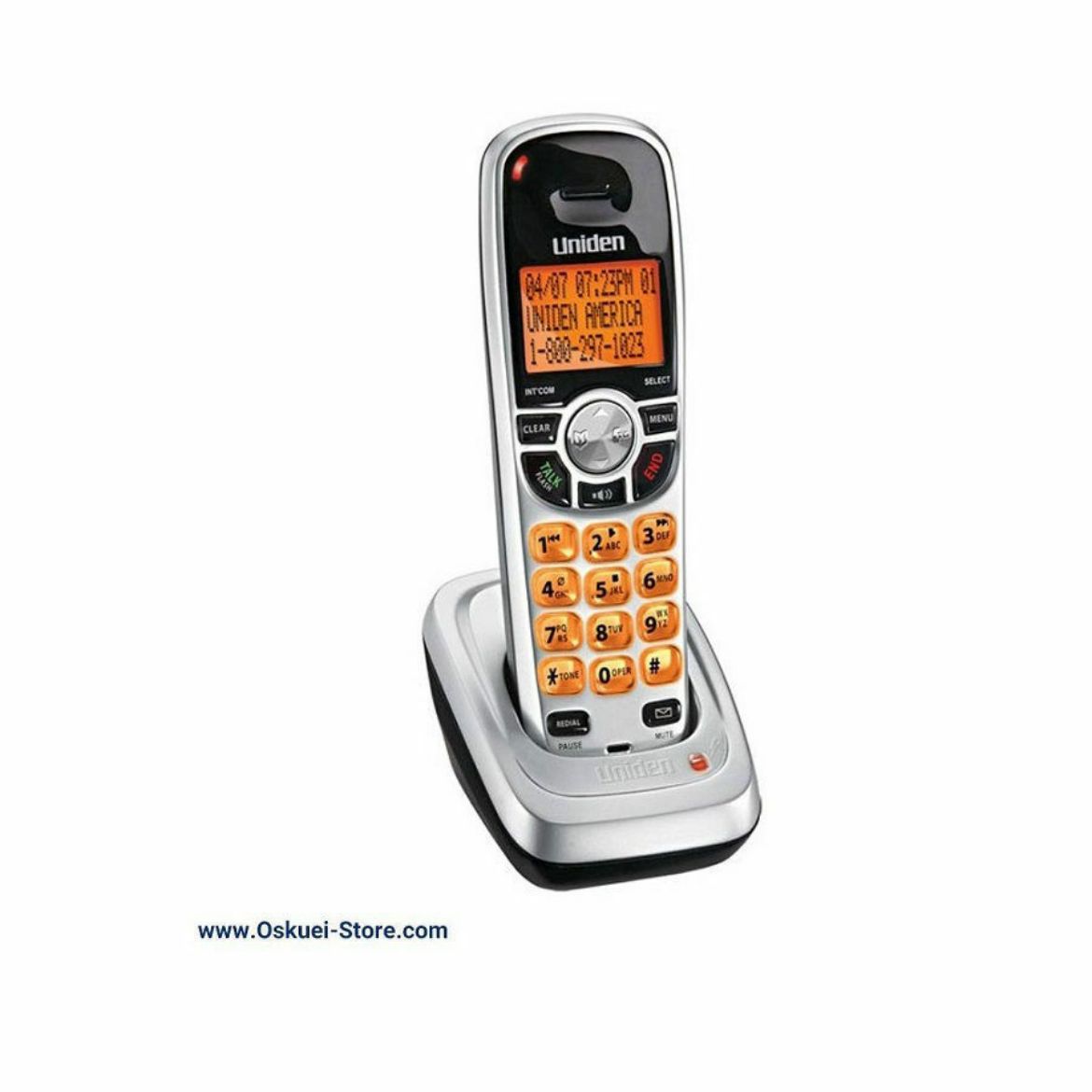 Uniden AS116 Cordless Telephone Silver