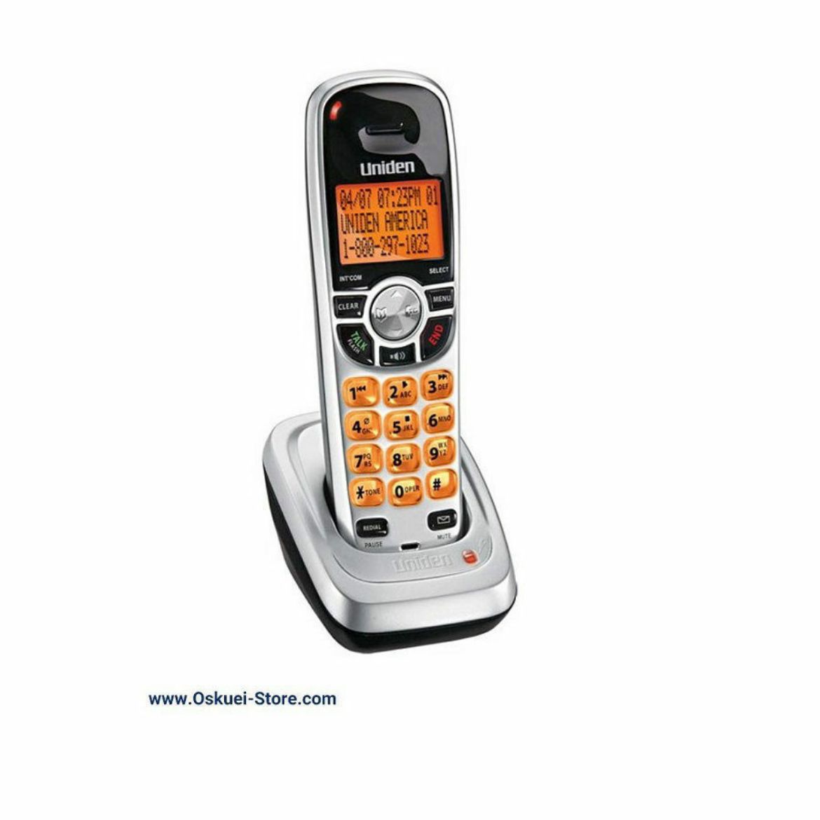 Uniden BT-1015 Cordless Telephone Silver