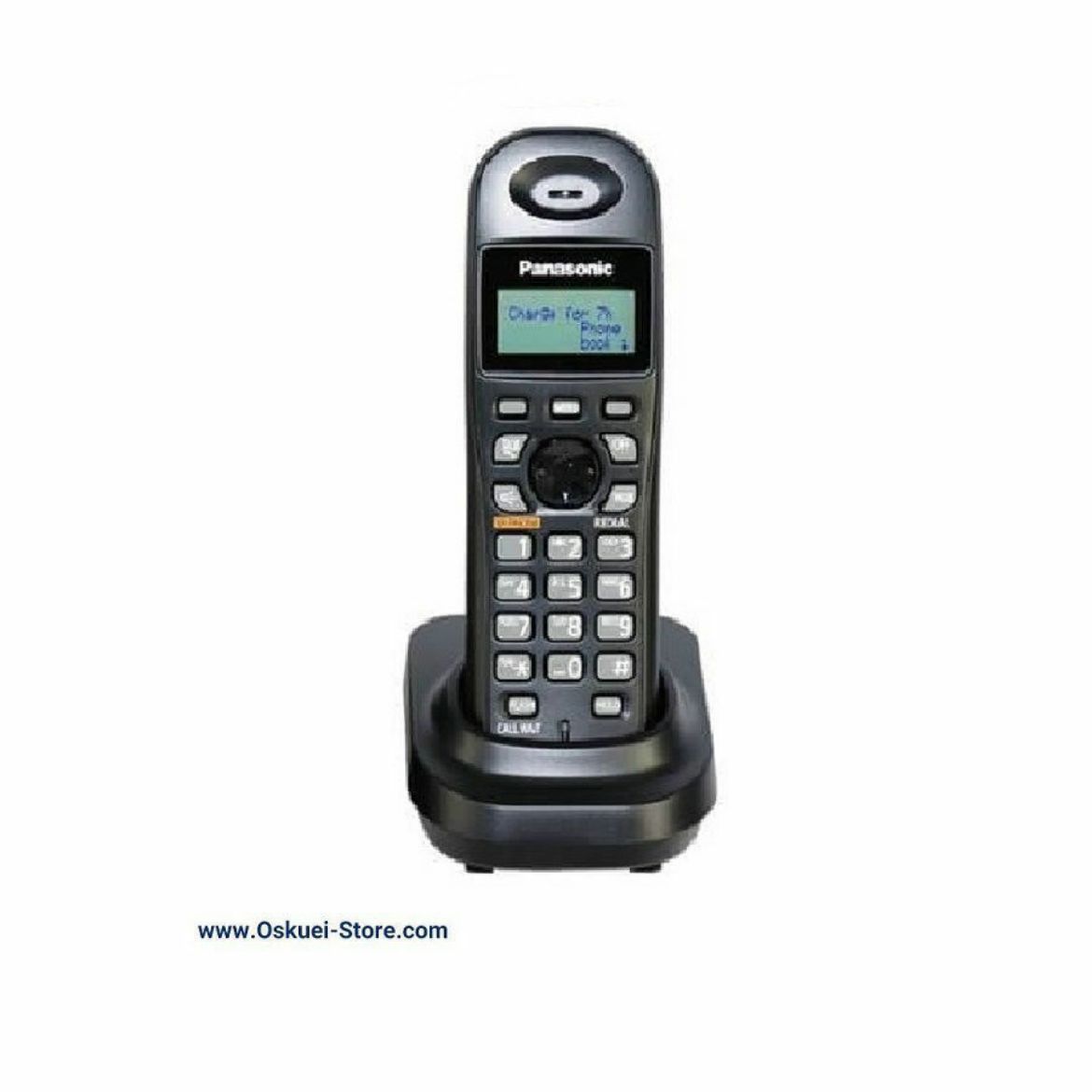 Panasonic KX-TGA361 Cordless Telephone Black Front