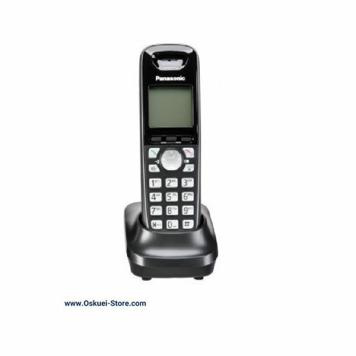 Panasonic KX-TGA651 Cordless Telephone Black Front