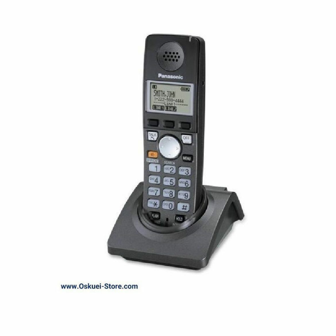 Panasonic KX-TGA670 Cordless Telephone Black Right